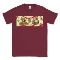 Burgundy just a girl who loves christmas Classic Tee - BundleAndBundleShop