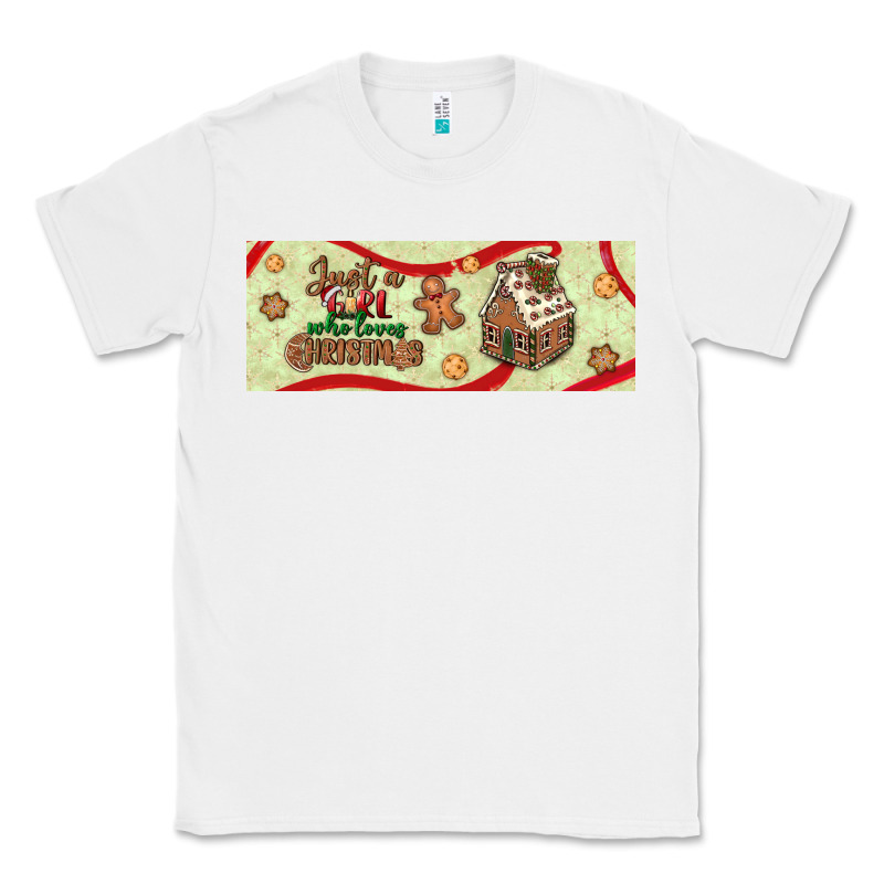 Just A Girl Who Loves Christmas Classic Tee by BundleAndBundleShop | Teevron