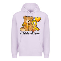 Lilac childhood cancer and cancer ribbon Premium Hoodie - AdoDesignShop