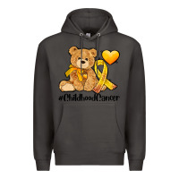 Smoke childhood cancer and cancer ribbon Premium Hoodie - AdoDesignShop