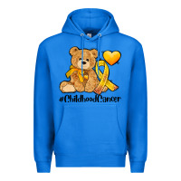 True Royal childhood cancer and cancer ribbon Premium Hoodie - AdoDesignShop