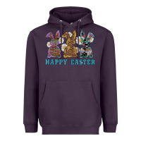 Plum easter western bunnys happy easter Heavyweight Hoodie - RanaPortraitStore