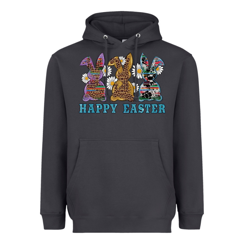 Easter Western Bunnys Happy Easter Heavyweight Hoodie by RanaPortraitStore | Teevron