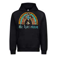 Foreset Green he has risen rainbow Urban Hoodie - AdoDesignShop