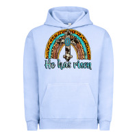 Pigment Grape Ice he has risen rainbow Urban Hoodie - AdoDesignShop