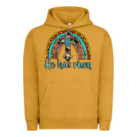 Pigment Peanut Butter he has risen rainbow Urban Hoodie - AdoDesignShop