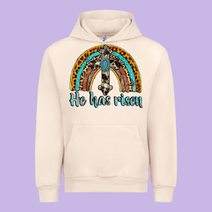He Has Risen Rainbow Urban Hoodie Designed By Adodesignshop