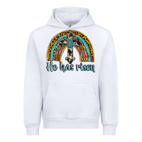 White he has risen rainbow Urban Hoodie - AdoDesignShop