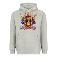 Moorica With Cow Billie Wilder Heavyweight Hoodie | Teevron