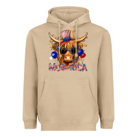 Mushroom moorica with cow billie wilder Heavyweight Hoodie - texasbilliewilder