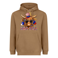 Toasted Coconut moorica with cow billie wilder Heavyweight Hoodie - texasbilliewilder