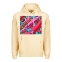 Pina Colada cancer boxing gloves and cancer ribbon Premium Hoodie - AdoDesignShop