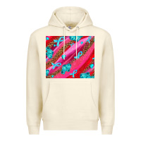 Sandshell cancer boxing gloves and cancer ribbon Premium Hoodie - AdoDesignShop