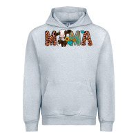 Heather Grey mama holstein cow Urban Hoodie - Artiststas