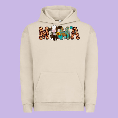 Mama Holstein Cow Urban Hoodie Designed By Artiststas