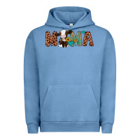 Pigment Pebble Blue mama holstein cow Urban Hoodie - Artiststas