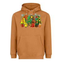 Meerkat christmas trees with softball Heavyweight Hoodie - Zillion Design Studio