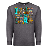 Charcoal Heather faith over fear Premium Sweatshirt - Zillion Design Studio