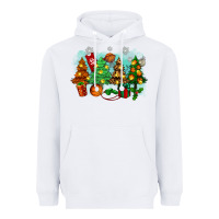 Christmas Trees With Basketball Heavyweight Hoodie | Teevron