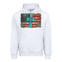 White flag and turquoise cross Urban Hoodie - AdoDesignShop