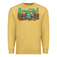 Antique Gold beautiful crazy Premium Sweatshirt - Zillion Design Studio