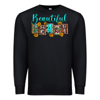 Black beautiful crazy Premium Sweatshirt - Zillion Design Studio