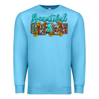 Ocean Blue beautiful crazy Premium Sweatshirt - Zillion Design Studio