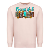 Pale Pink beautiful crazy Premium Sweatshirt - Zillion Design Studio