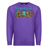 Purple beautiful crazy Premium Sweatshirt - Zillion Design Studio