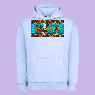 Mama Holstein Cow License Plate Urban Hoodie Designed By Artiststas