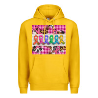 Lemon western colorfull cancer ribbon Premium Hoodie - AdoDesignShop