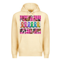 Pina Colada western colorfull cancer ribbon Premium Hoodie - AdoDesignShop