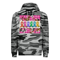 Slate Camo western colorfull cancer ribbon Premium Hoodie - AdoDesignShop