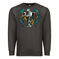 Smoke western wings cross Premium Sweatshirt - RanaPortraitStore
