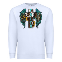 White western wings cross Premium Sweatshirt - RanaPortraitStore