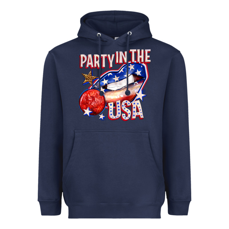 Party In The Usa Billie Wilder Heavyweight Hoodie by texasbilliewilder | Teevron