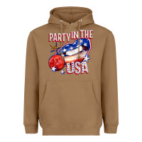 Toasted Coconut party in the usa billie wilder Heavyweight Hoodie - texasbilliewilder