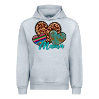 Heather Grey hearts mama Urban Hoodie - Artiststas