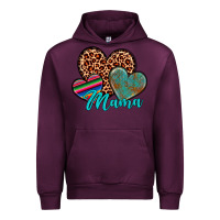 Mauve Wine hearts mama Urban Hoodie - Artiststas