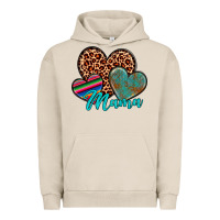 Pigment French Oak hearts mama Urban Hoodie - Artiststas