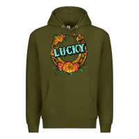 Army Green horseshoe lucky Premium Hoodie - JahusDesignShop