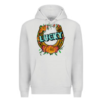 Dove Grey horseshoe lucky Premium Hoodie - JahusDesignShop