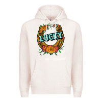Pale Pink horseshoe lucky Premium Hoodie - JahusDesignShop