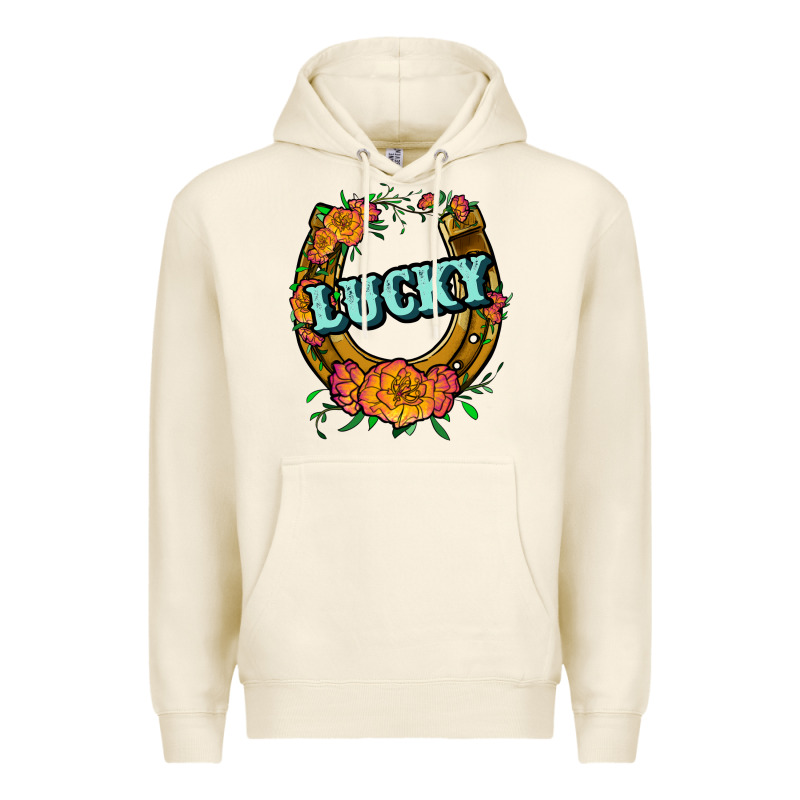 Horseshoe Lucky Premium Hoodie by JahusDesignShop | Teevron