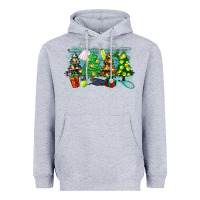 Christmas Trees With Tennis Heavyweight Hoodie | Teevron