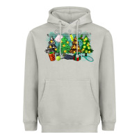 Moon Dust christmas trees with tennis Heavyweight Hoodie - Zillion Design Studio