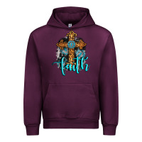 Mauve Wine faith western turquoise Urban Hoodie - AdoDesignShop