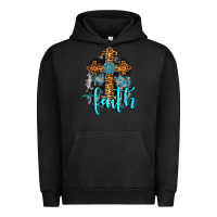 Pigment Black faith western turquoise Urban Hoodie - AdoDesignShop