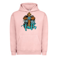 Pigment Salmon faith western turquoise Urban Hoodie - AdoDesignShop