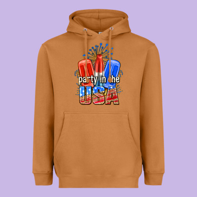 Heavyweight Hoodie party in the usa popsicles billie wilder